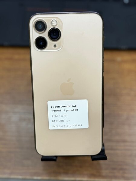 iPhone 11 Pro 64GB Or