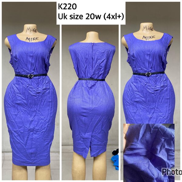 blue dress