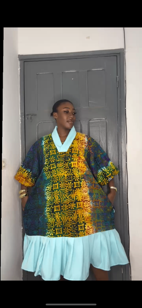 Robe ethnique colorée femme