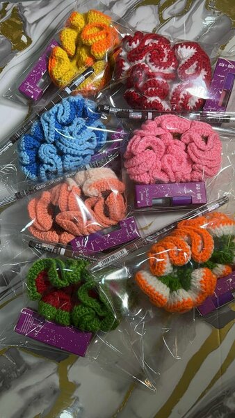 Chouchou au crochet