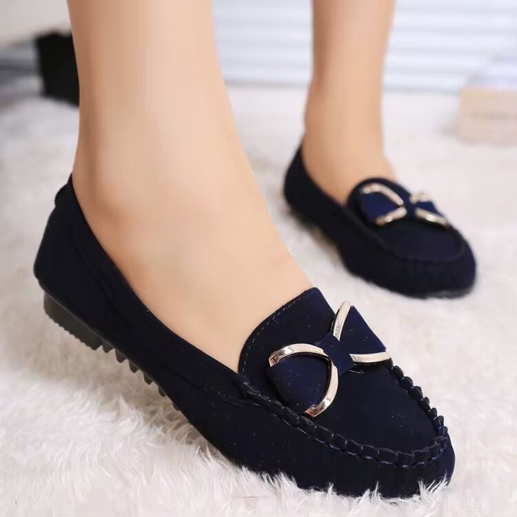 Mocassins élégants en daim pour femme