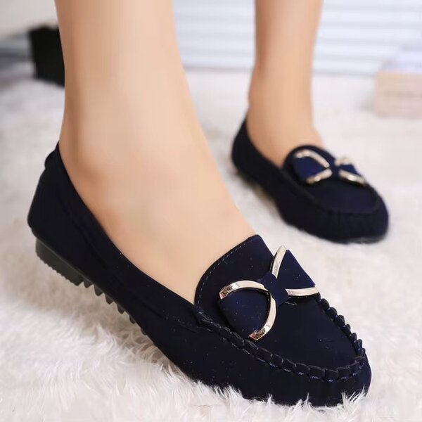 Mocassins élégants en daim pour femme