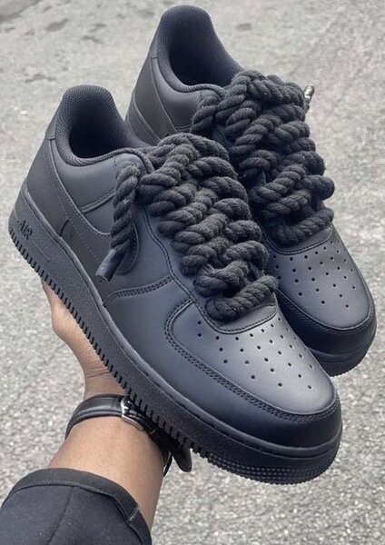 Air Force noir gros lacet