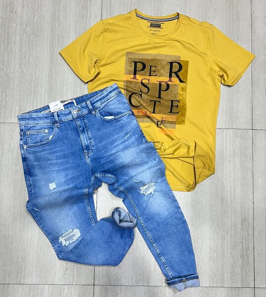 T shirts and jeans