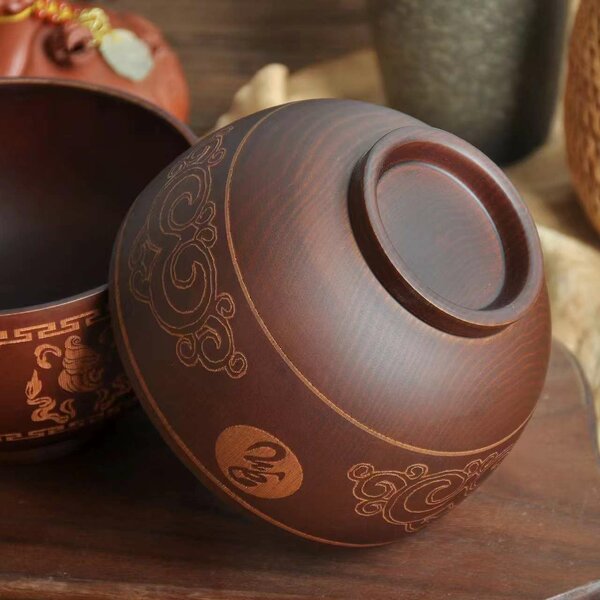 Bol chinois en Bois saladier