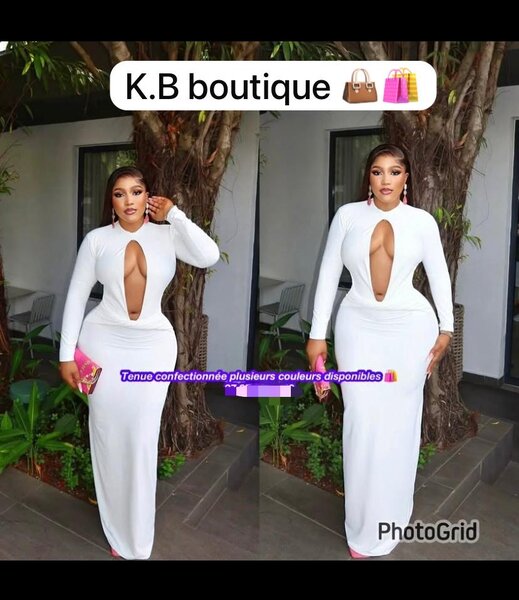 Robe élégante longue femme