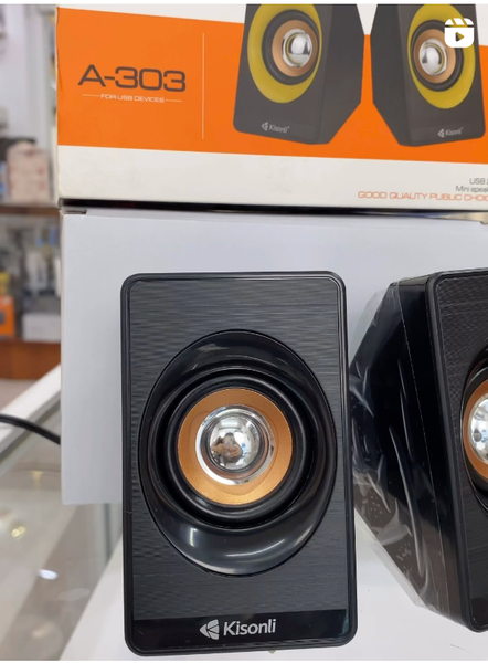 Колонки Kisonli A-303 компьютерные портативные колонки