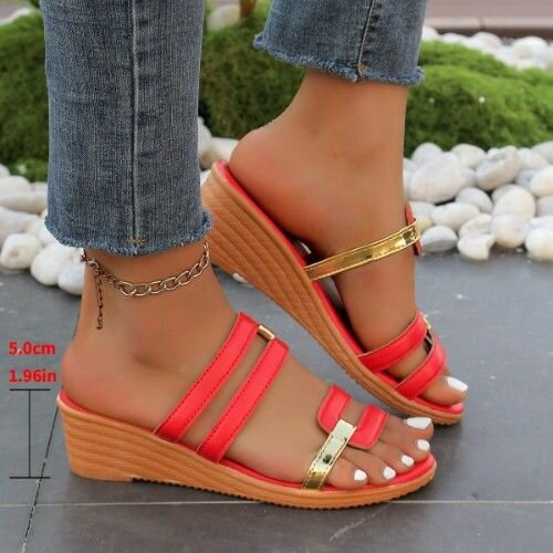 Mistalent Gorgeous wedge slippers in 7 stunning colors