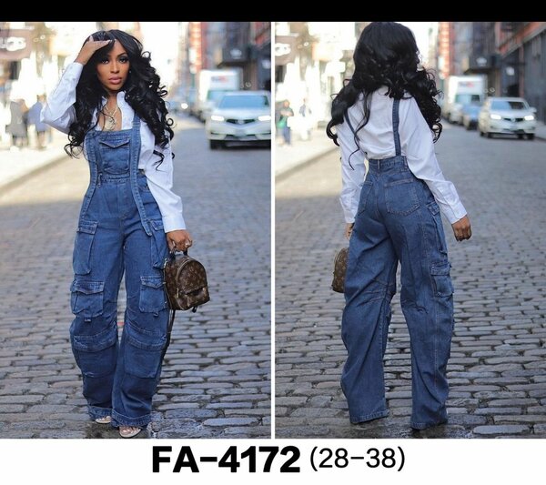 Denim jamsuit