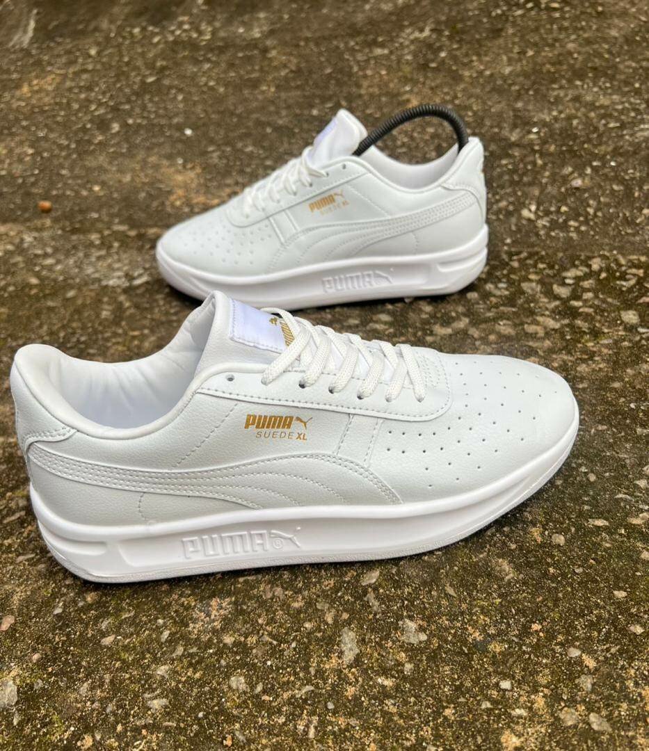 Baskets blanches Puma Suede XL