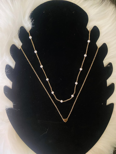 Heart pendant gold