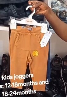 Pants for boys yellow