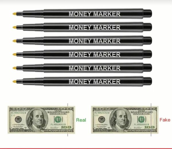 1 pcs Stylos marqueurs pour détecter les faux billets