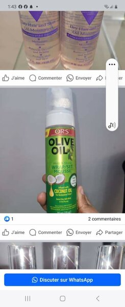 Mousse olive oil