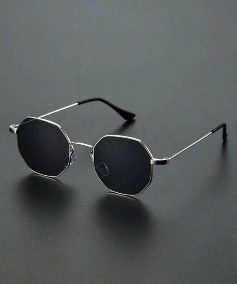 Lunettes de soleil octogonales élégantes