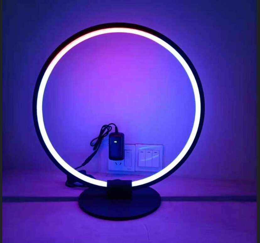 Lampe ronde a fantaisie