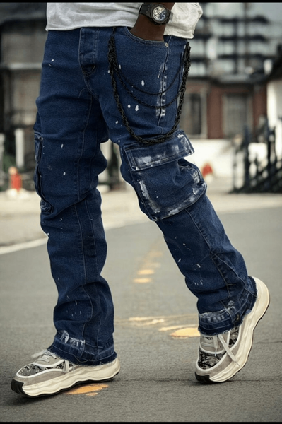 Jeans cargo streetwear