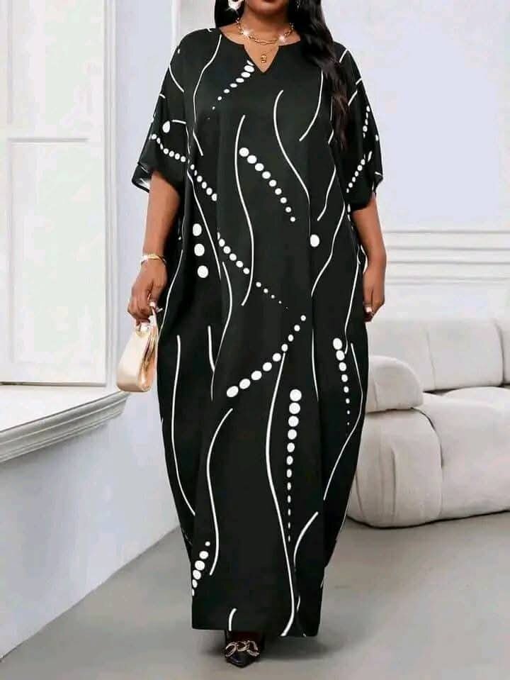 Robe élégante en motif chic