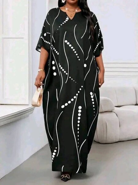 Robe élégante en motif chic