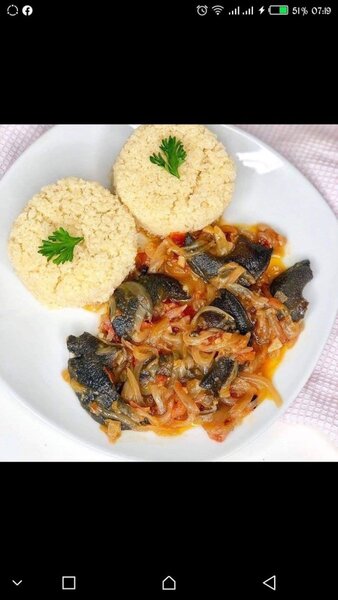 Attieke + Escargots sautés