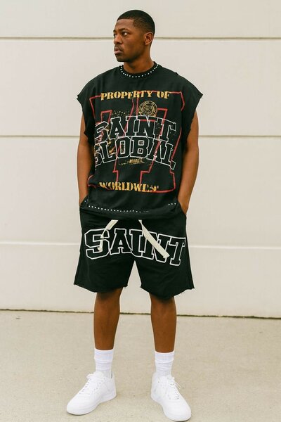 Ensemble t-shirt et short Saint