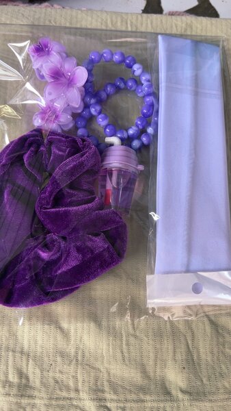 Set d'accessoires colorés pour cheveux