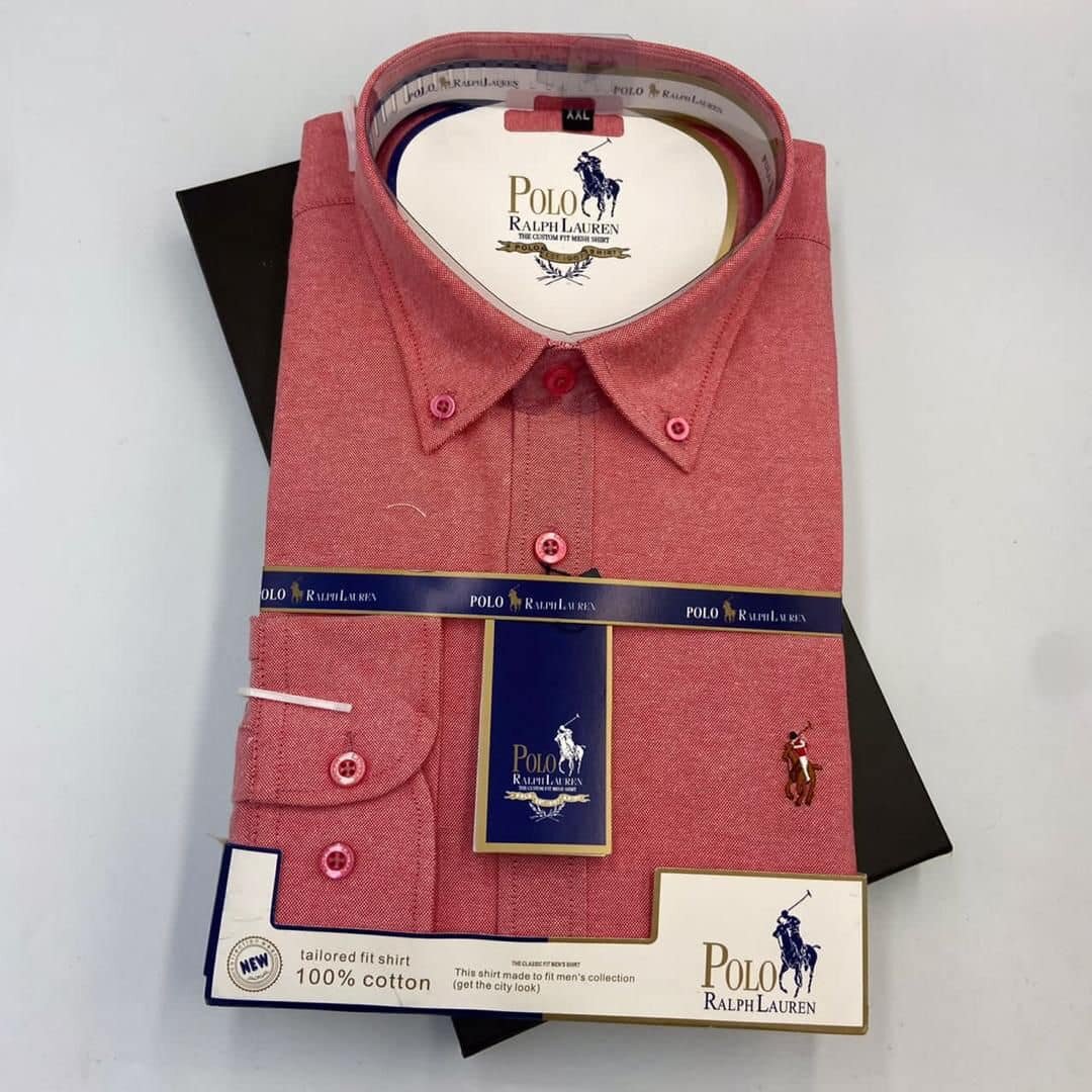 red polo shirt