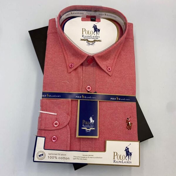 red polo shirt