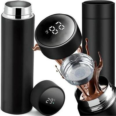 Thermos en acier inoxydable avec écran led