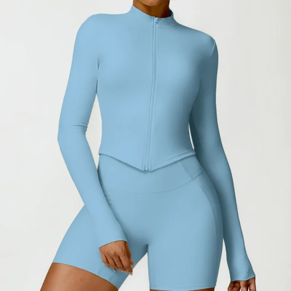 Ensemble de sport femme zip