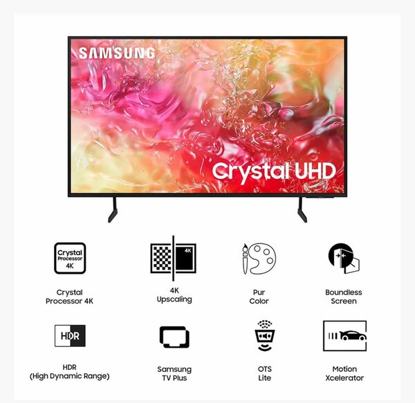 Samsung -75DU7000 75 Inches Smart 4K Satellite T V