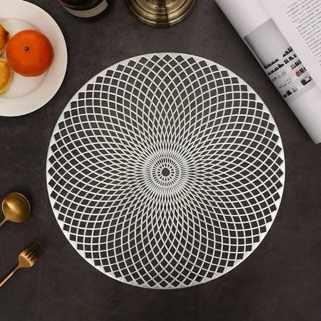 6Set de Nappes Rondes Élégante