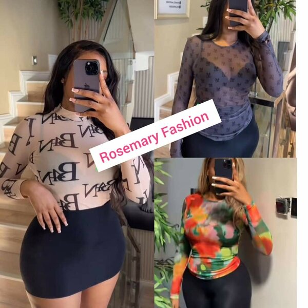 Ladies mesh tops