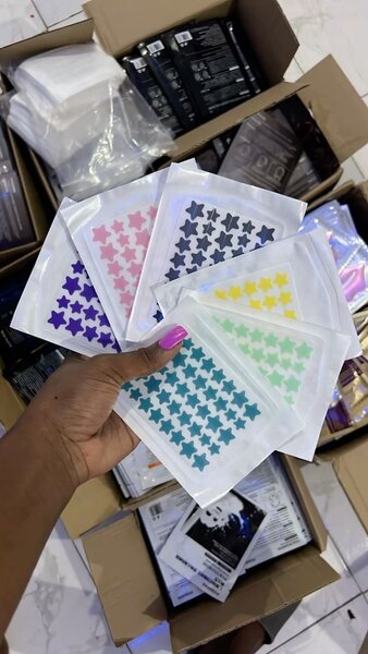 Patchs soins visage étoiles