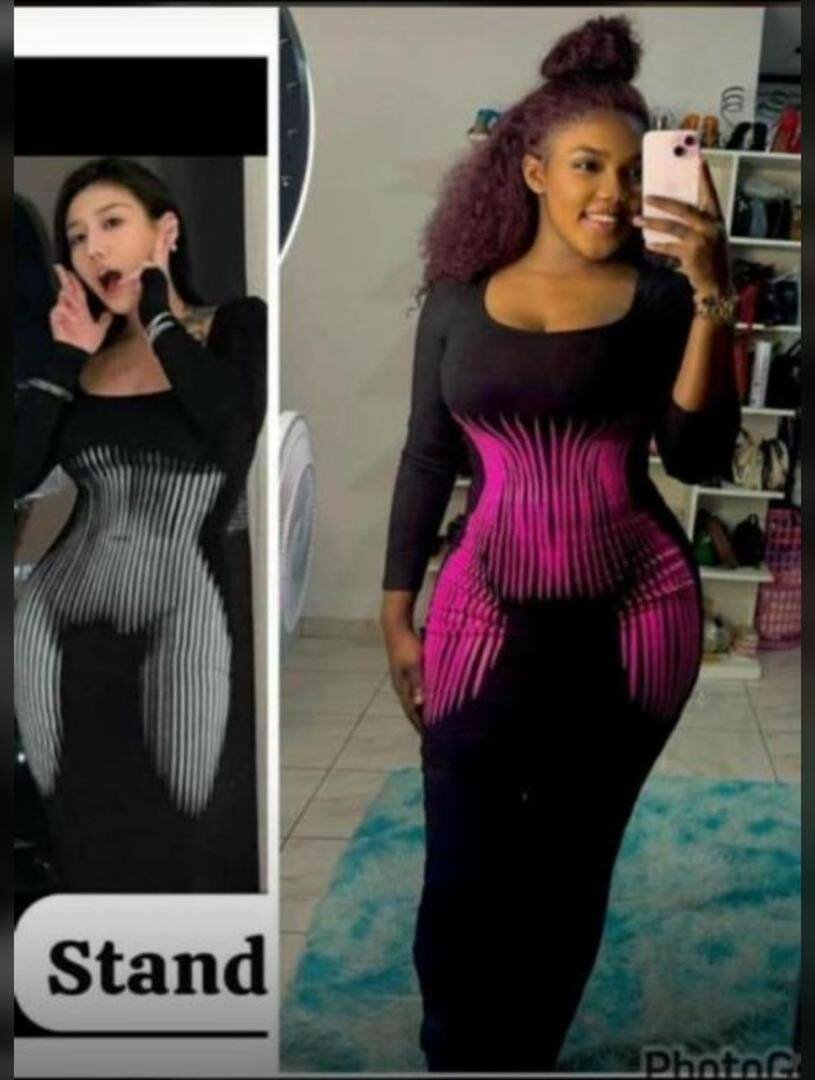 Robe longue moulante sculptante