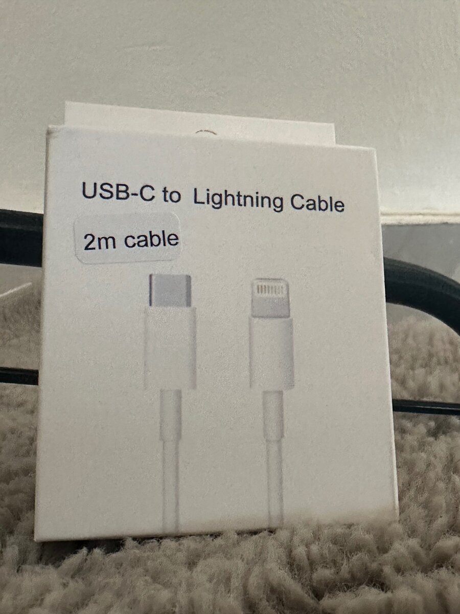 Chargeur IPhone USB-C 2 mètres