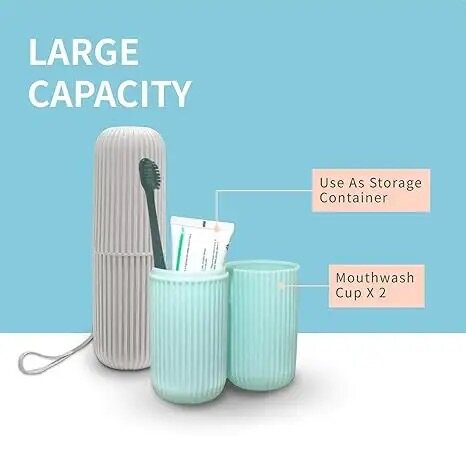 Travel toothbrush holder
