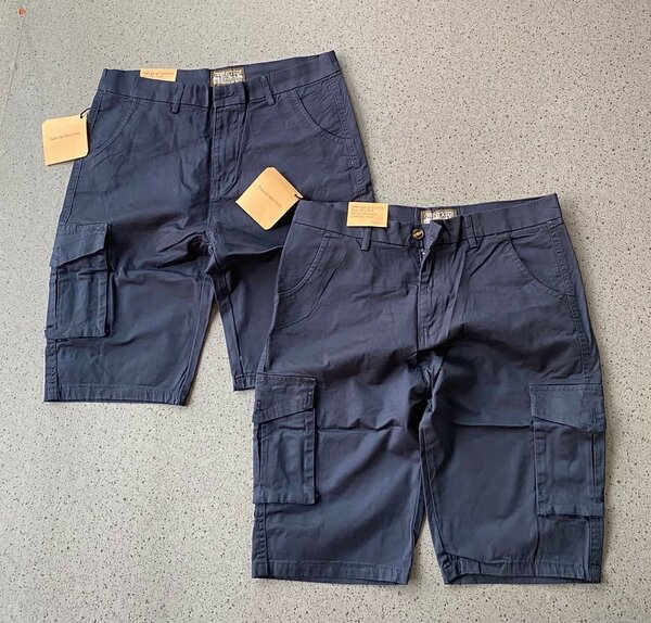 Khaki bumper shorts