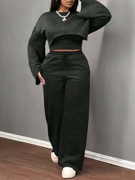 Ensemble sweat à manches larges