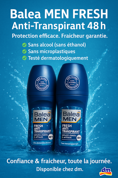Déodorant Anti-Transpirant Homme 48h