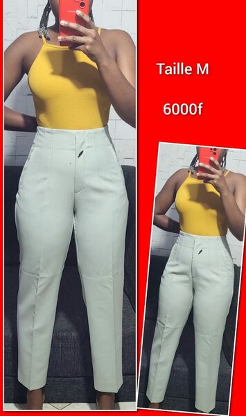 Pantalons Taille Haute Élégants