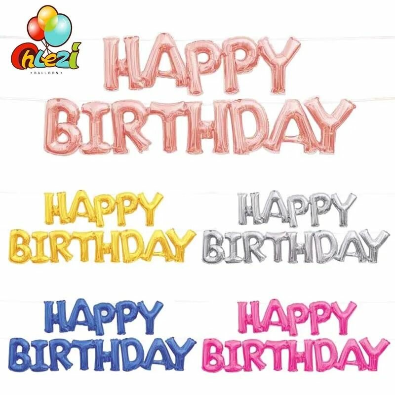 Ballon gonflable happy birthday