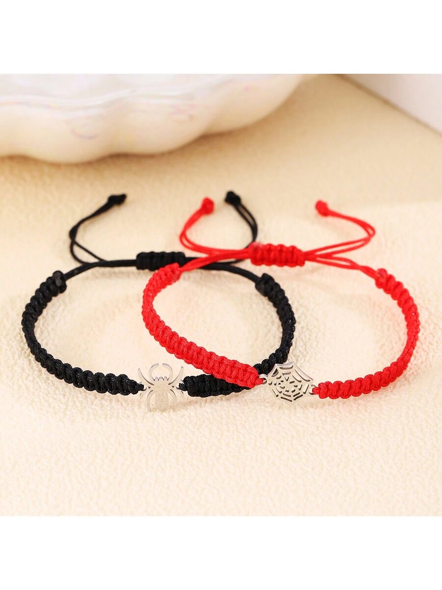 Bracelets en cordon tressé duo