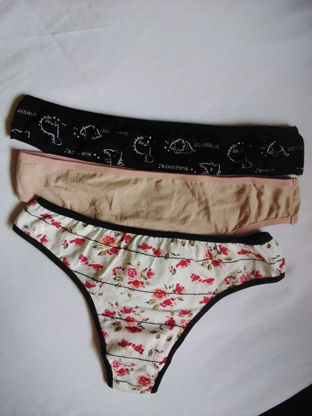 Pant blanc rouge