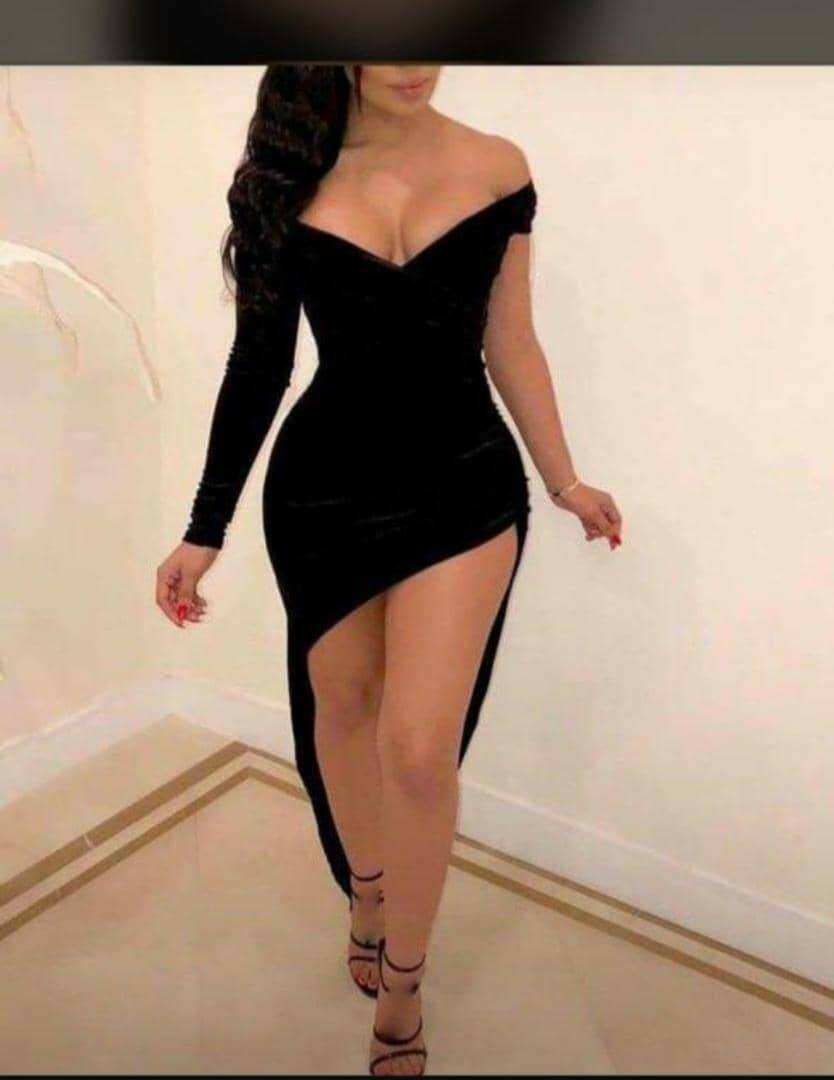 Black dinner dress