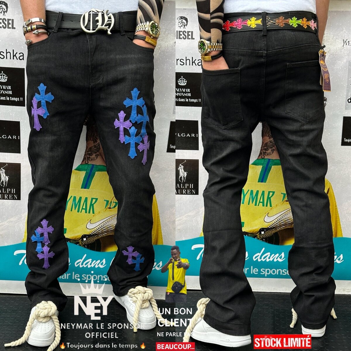Jeans baggy tendance homme