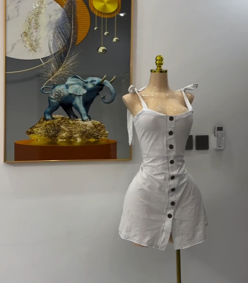 Short dress white