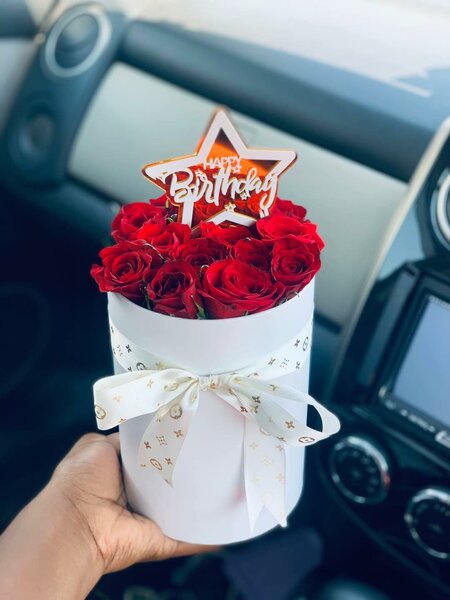 Roses in a box