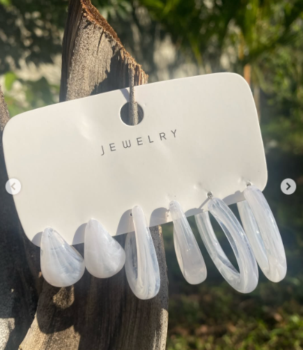 Acrylic earrings