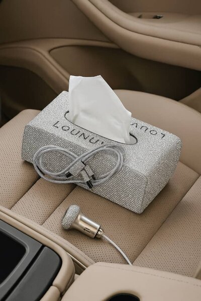 Boîte à mouchoirs élégante voiture